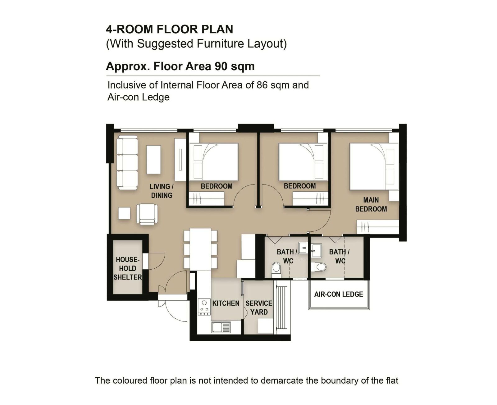 4 Room Floor Plan
