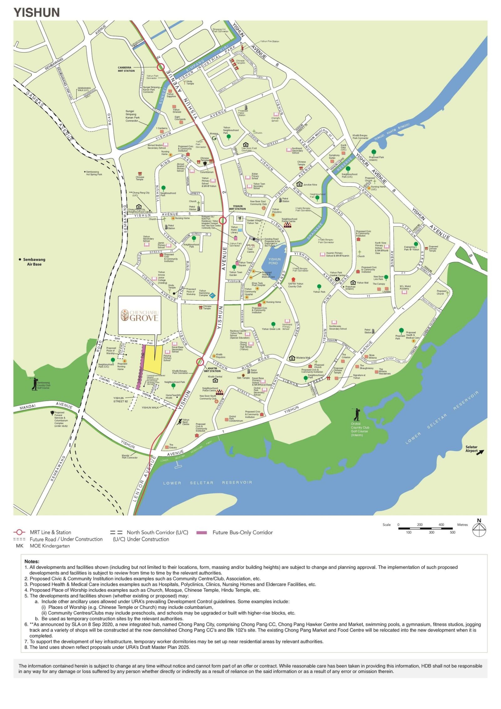 Chencharu Grove Location Map