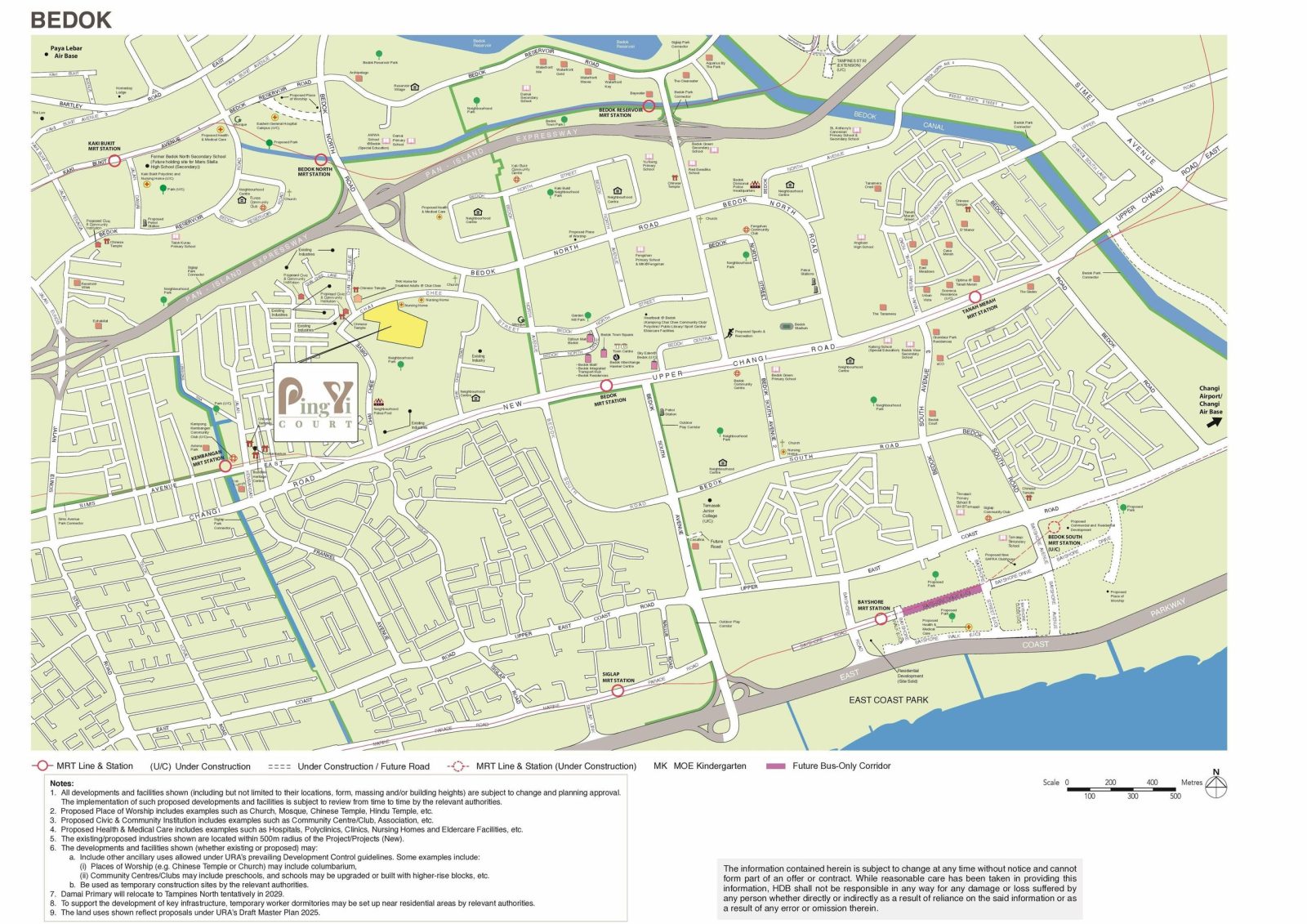 Ping Yi Court Location Map