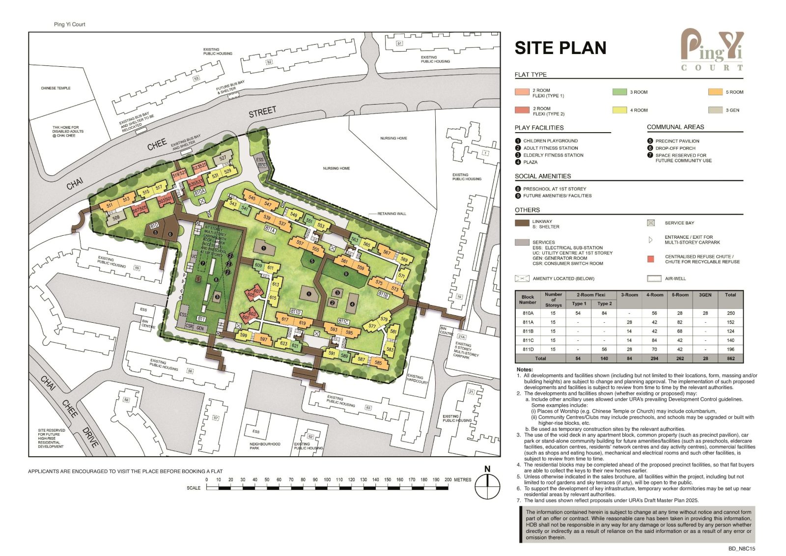 Ping Yi Court Site Plan