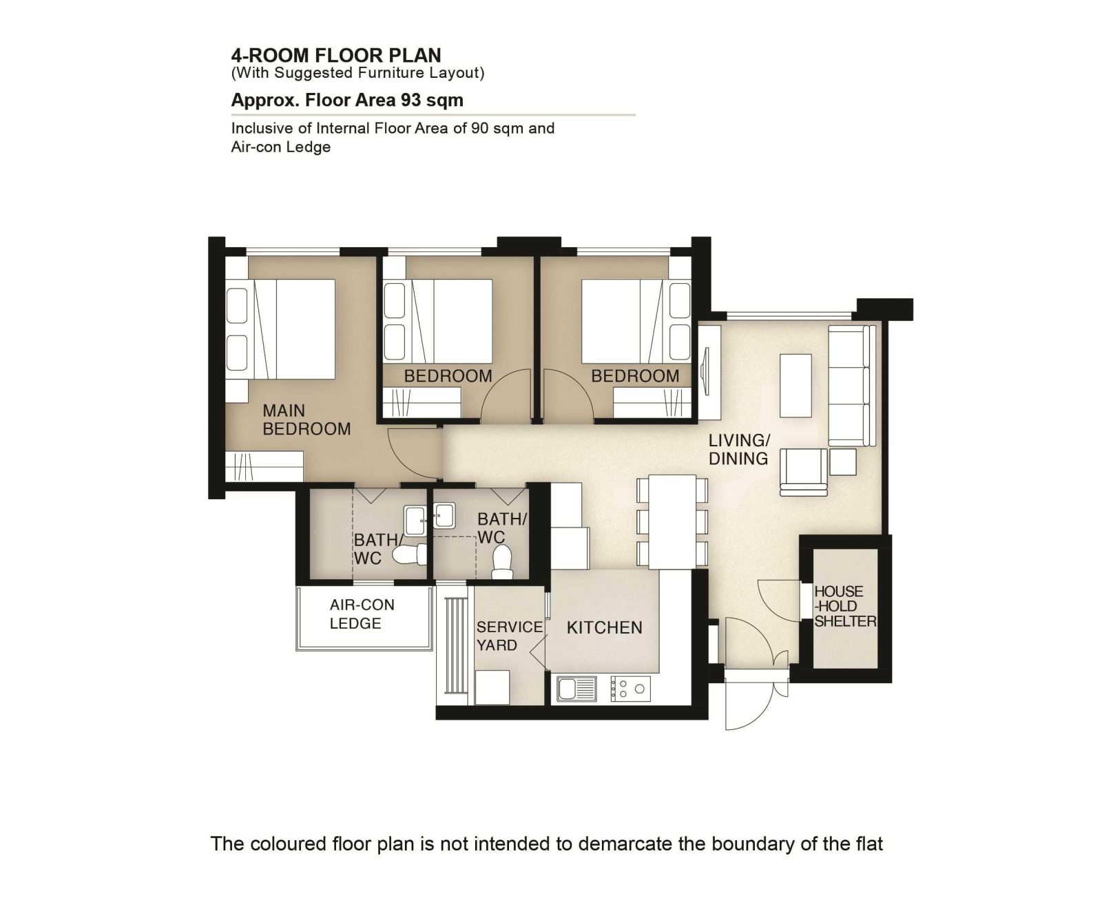 4 Room Floor Plan