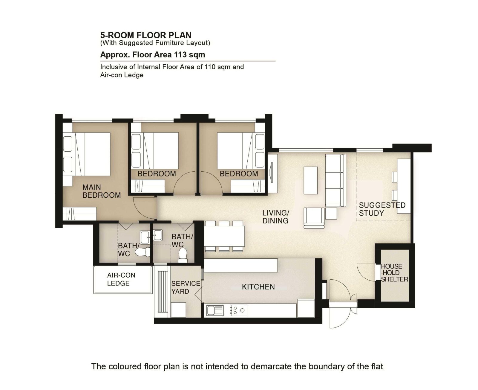 5 Room Floor Plan