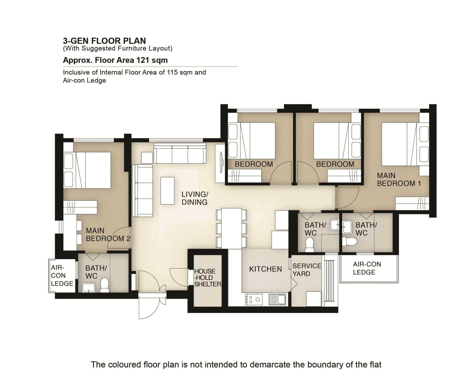 3Gen Room Floor Plan