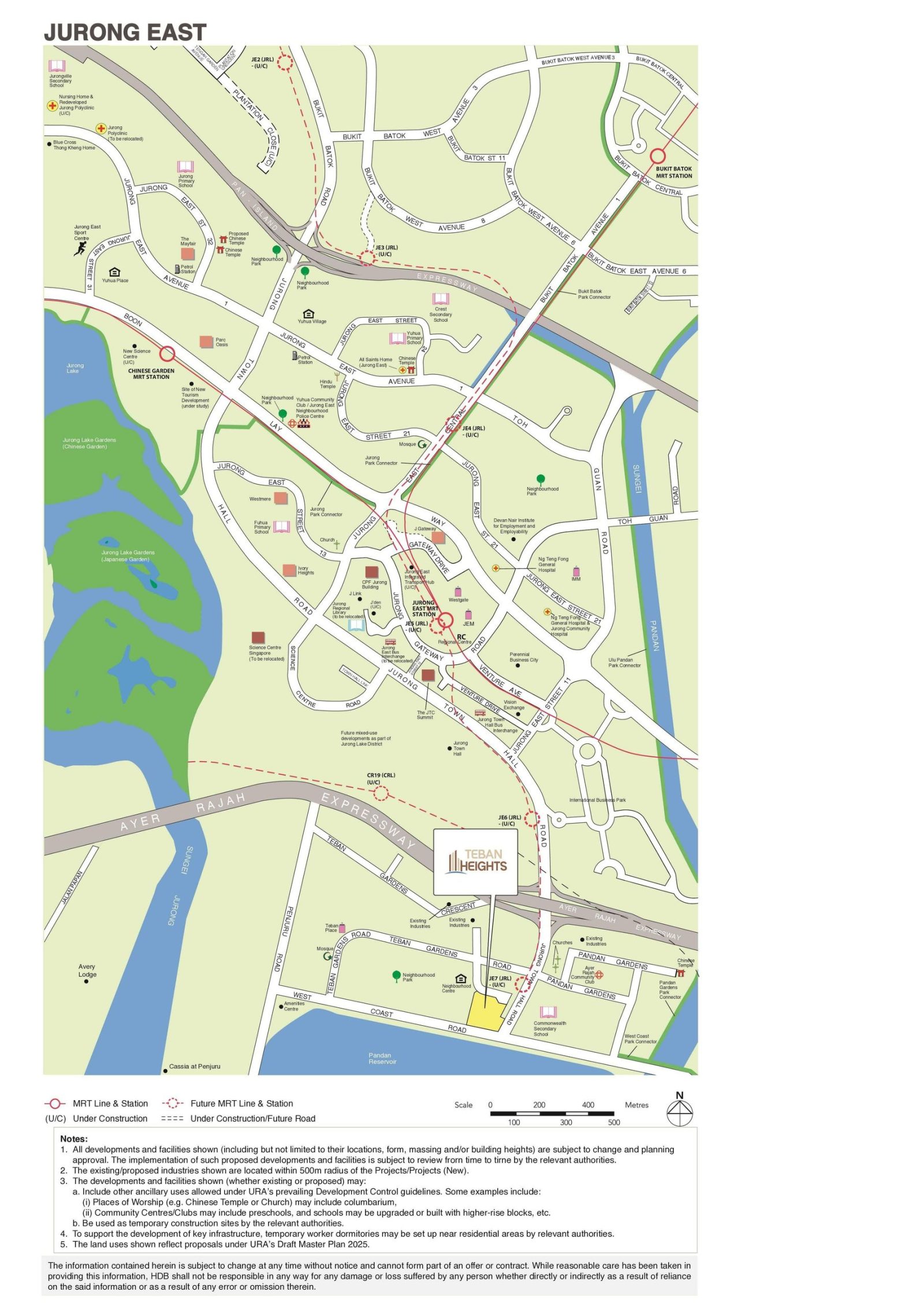 Teban Heights Location Map