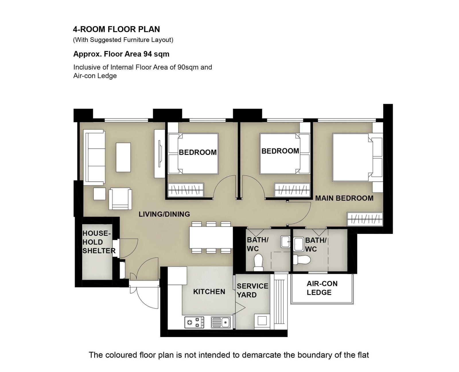 4 Room Floor Plan