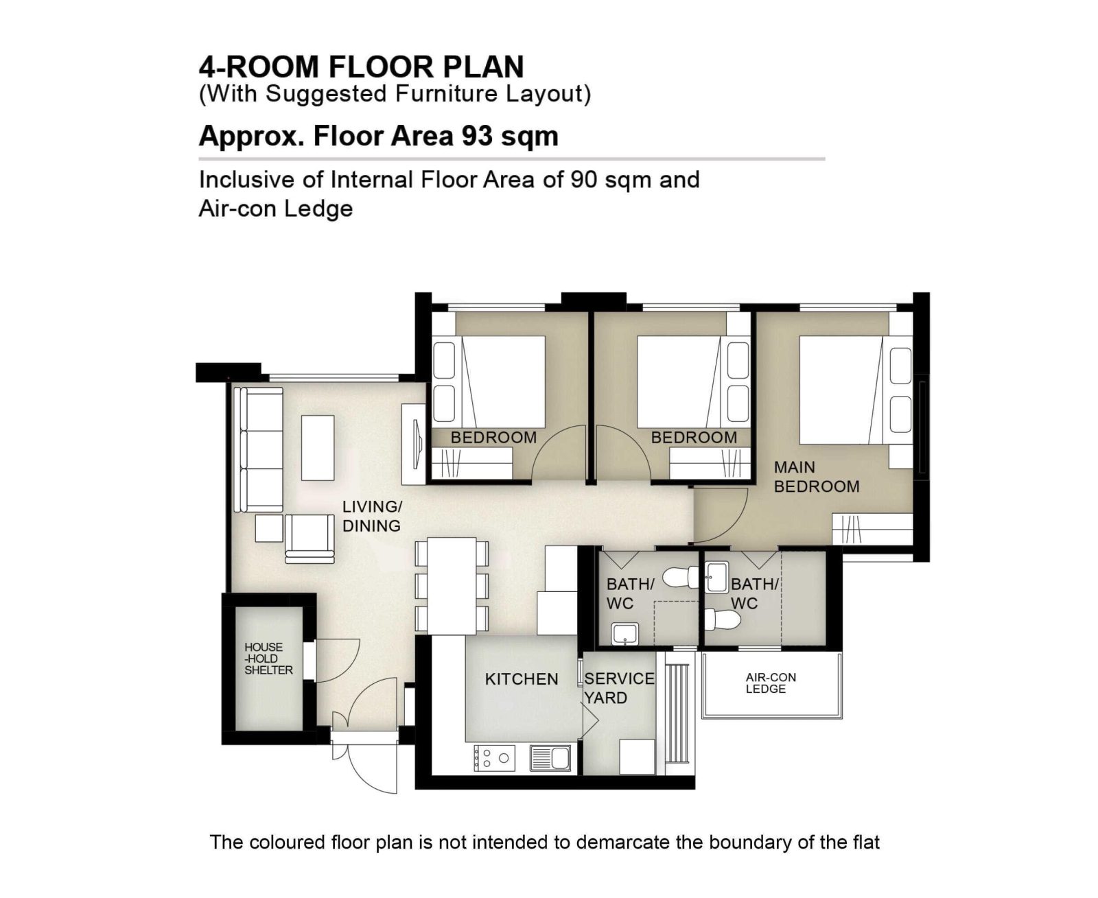 4 Room Floor Plan