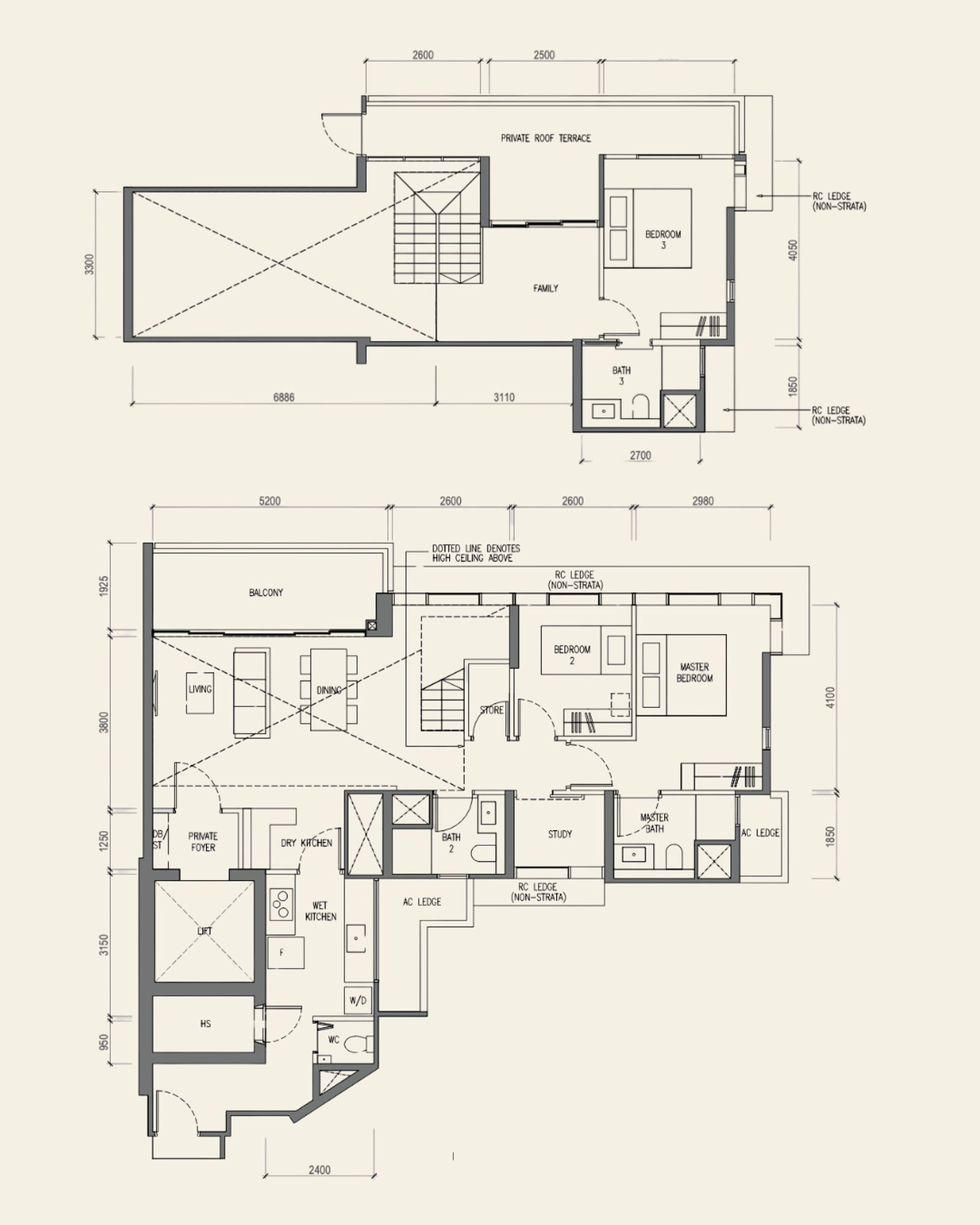 The LakeGarden Residences Floorplan 1