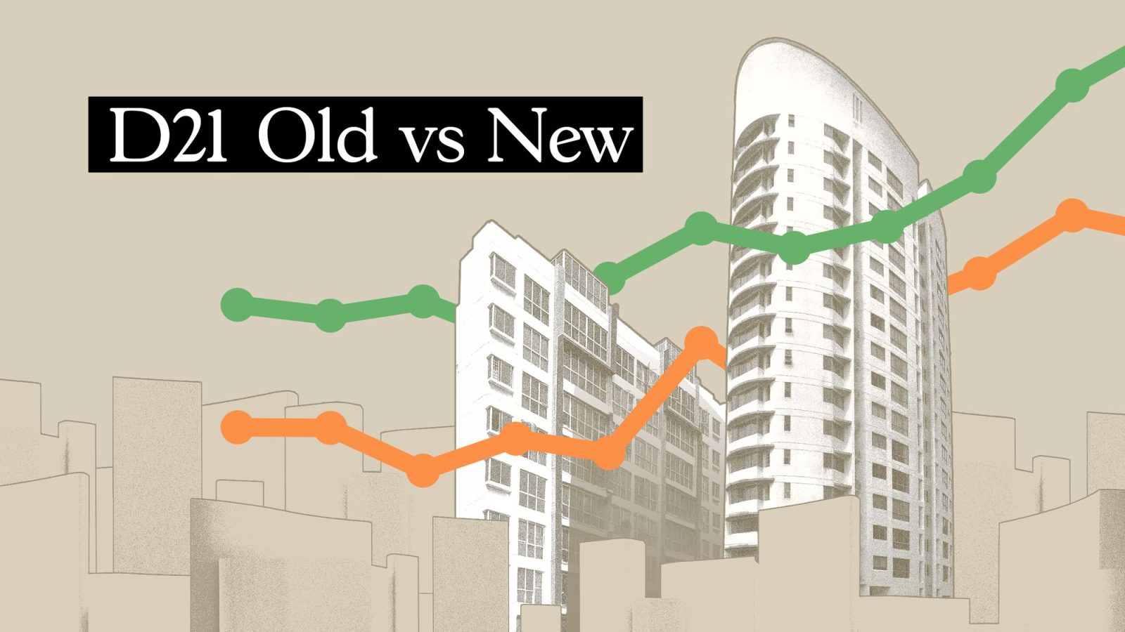 Older versus newer one and two bedders in District 21 12