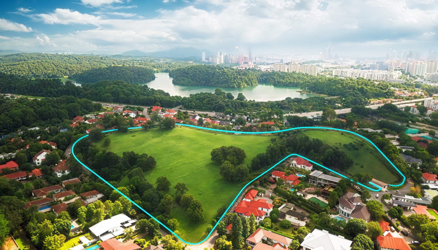 Site at Caldecott Hill Delasa, Savills Image has been digitally