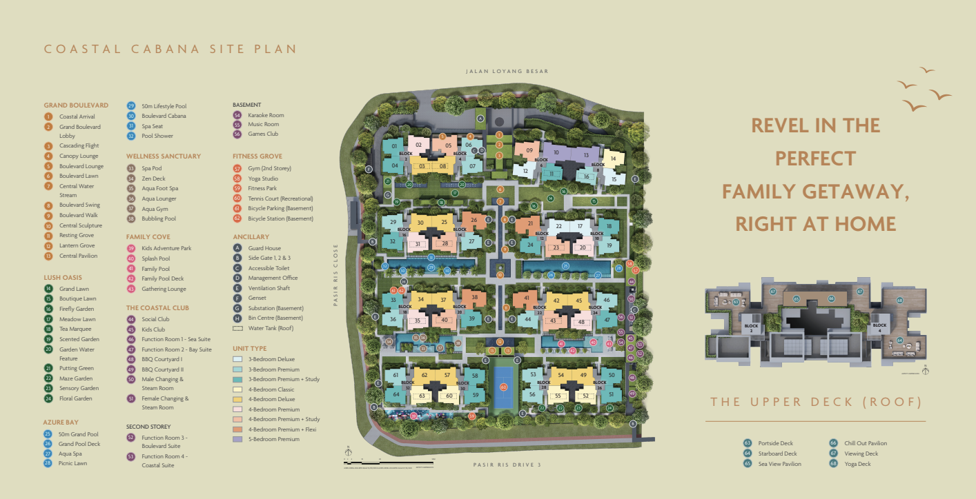 Coastal Cabana Site plan