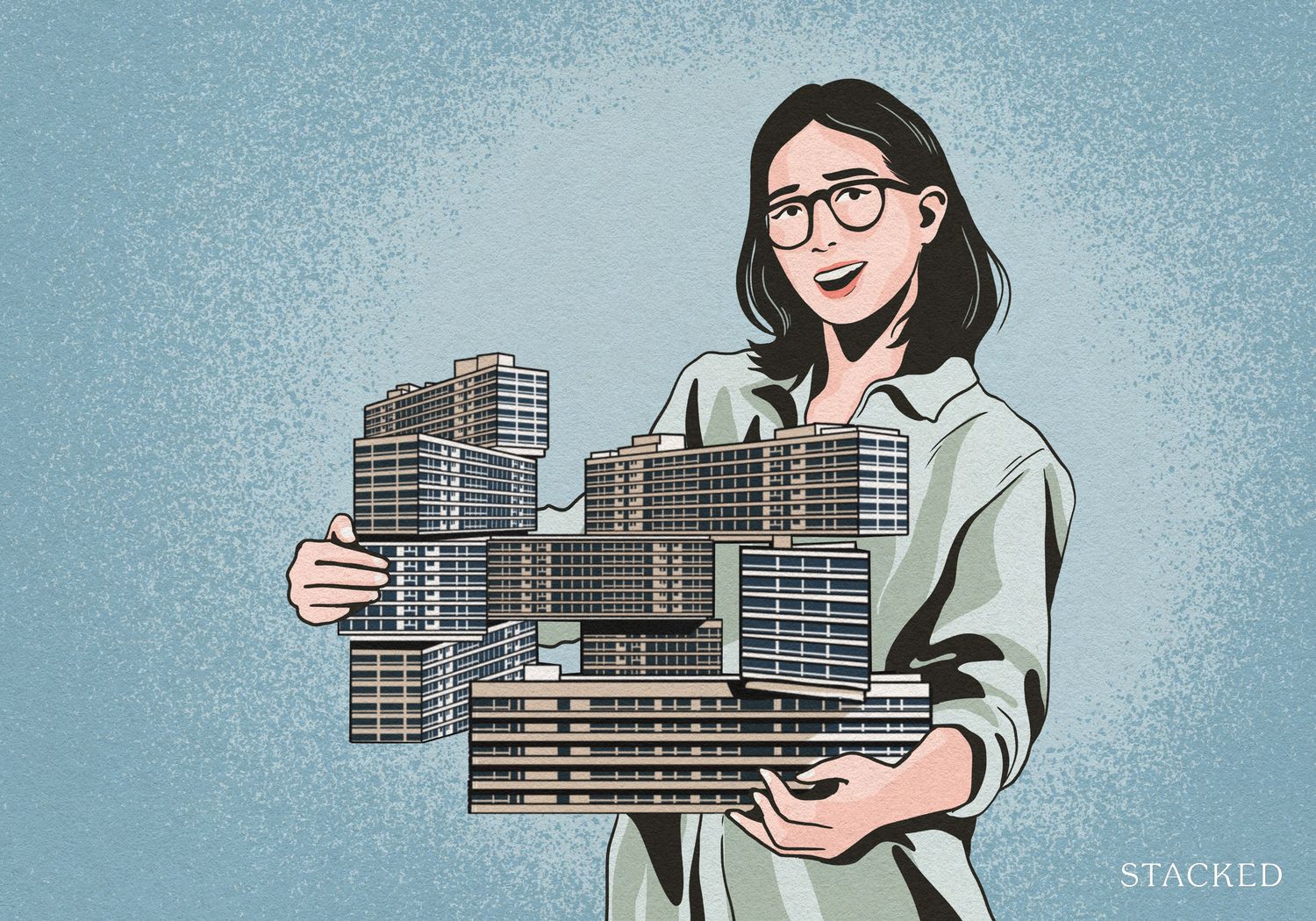 Condo homeowner girl