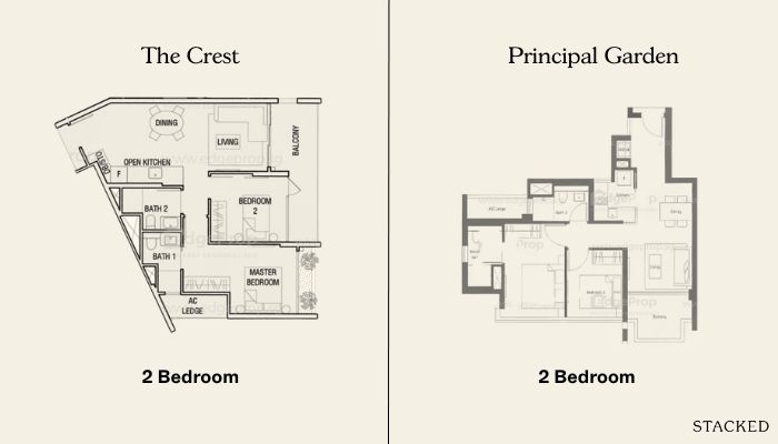 2BR The Crest & Principal Garden
