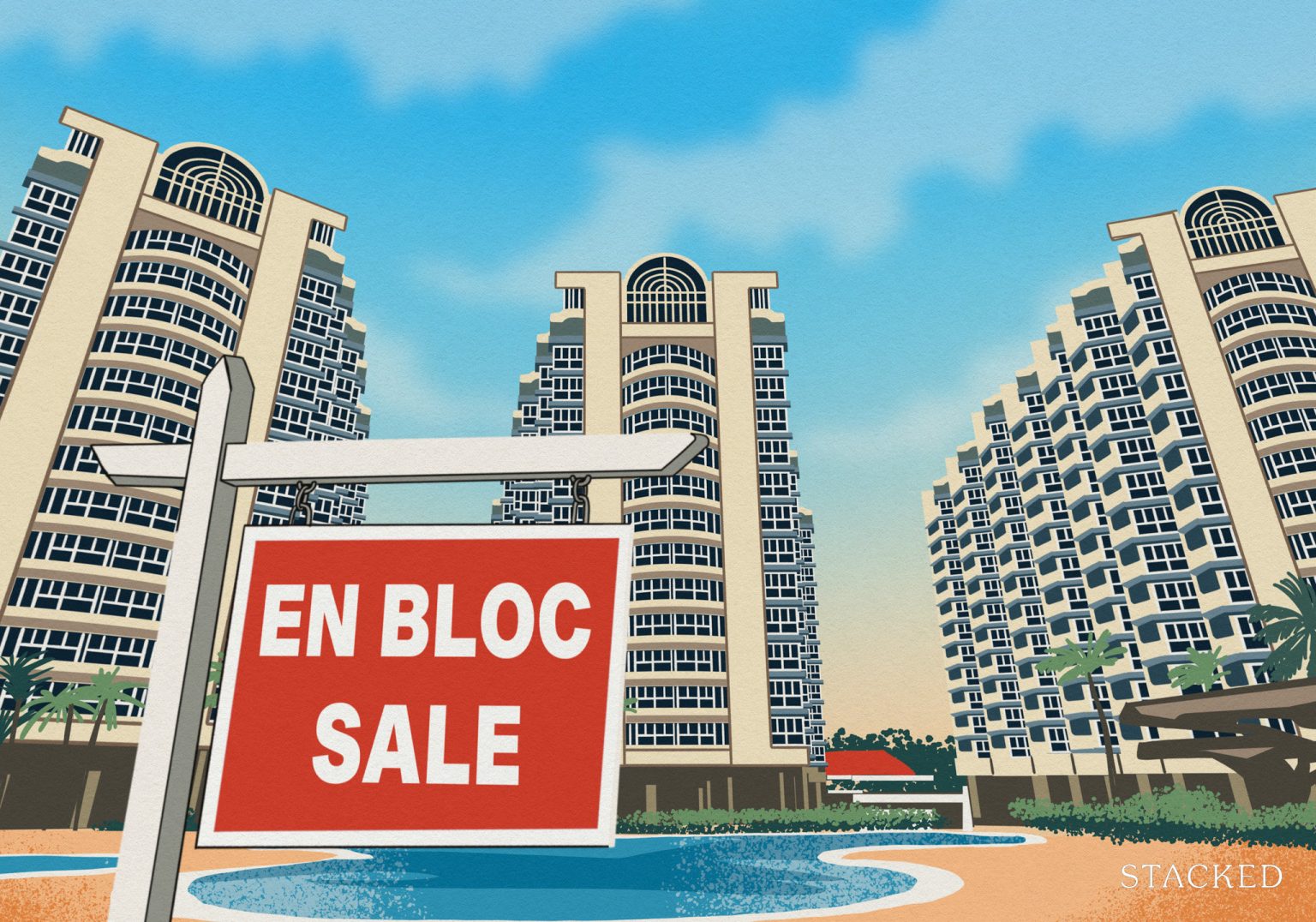 en bloc sale sign