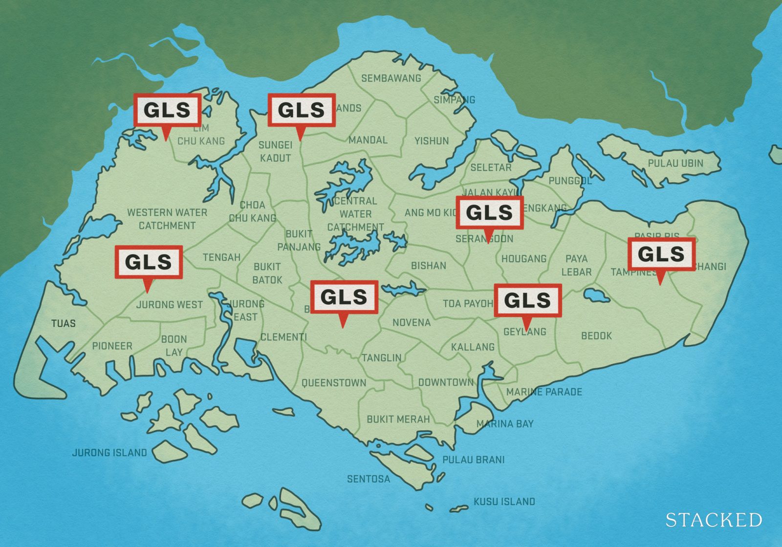 GLS site map