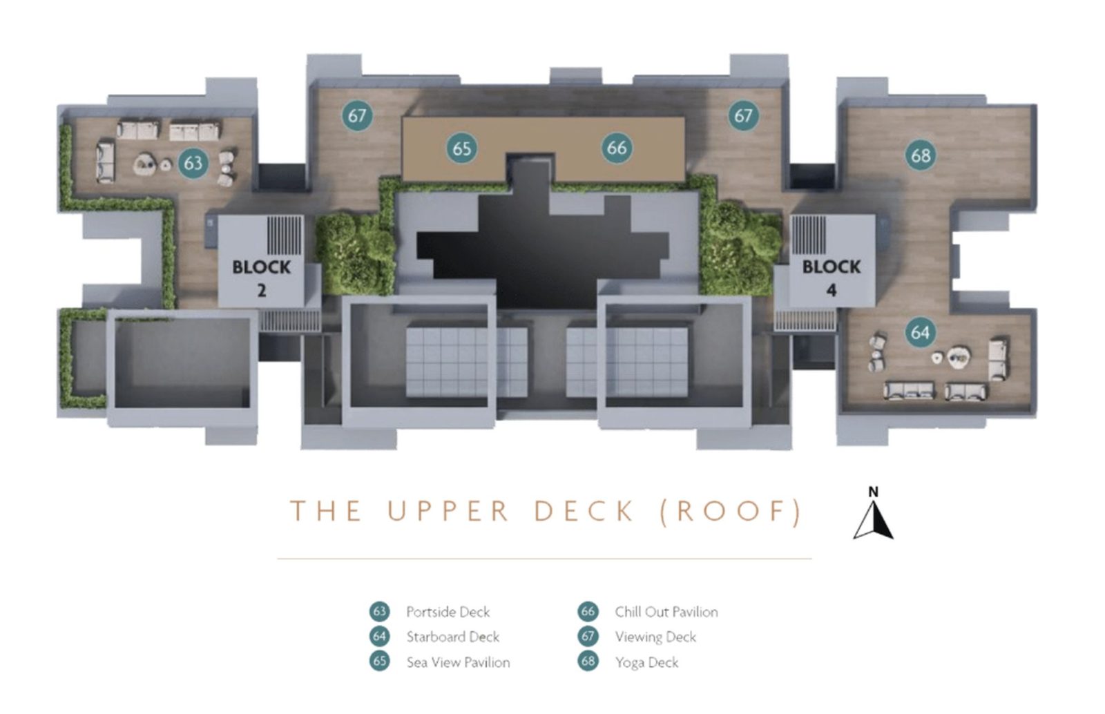 Coastal Cabana Upper Deck