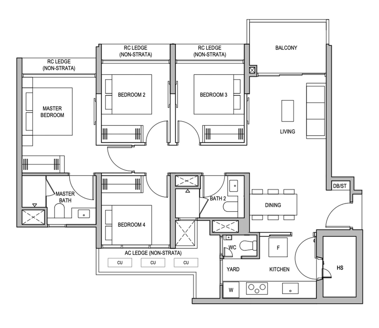 Coastal Cabana 4 Bedroom