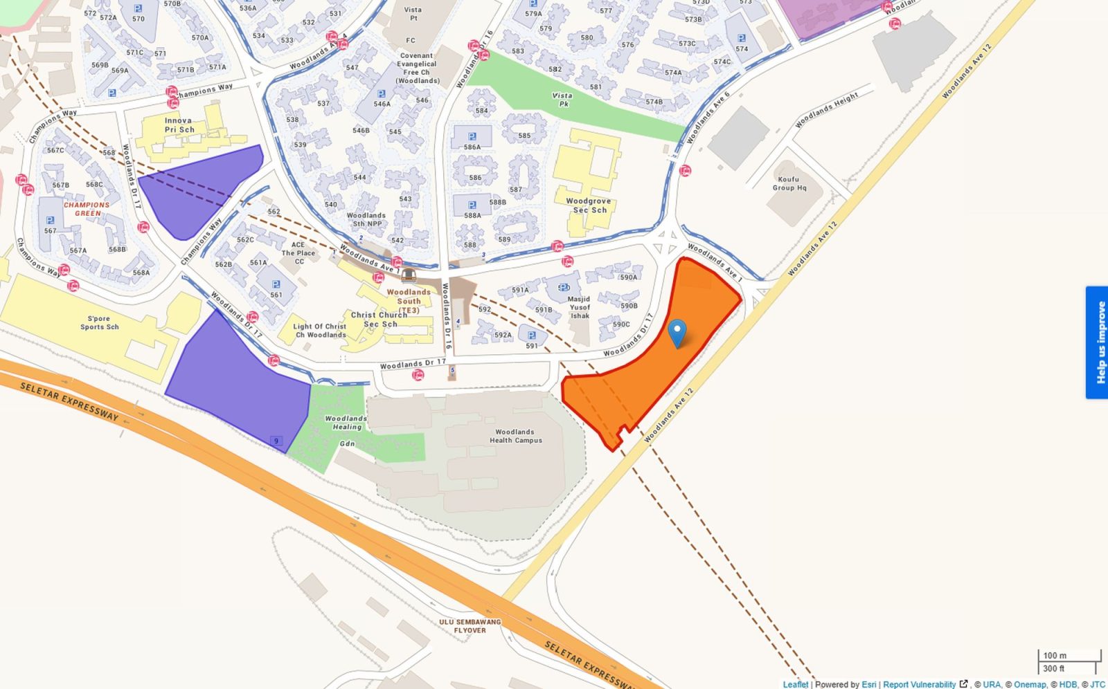 The latest EC site is close to several schools and Woodlands South MRT station