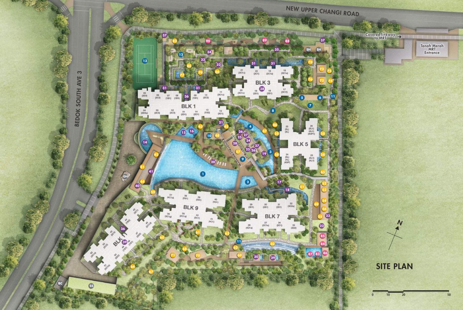 Grandeur Park Residences Site Plan