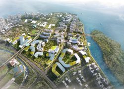 AERIAL VIEW OF PUNGGOL DIGITAL DISTRICT