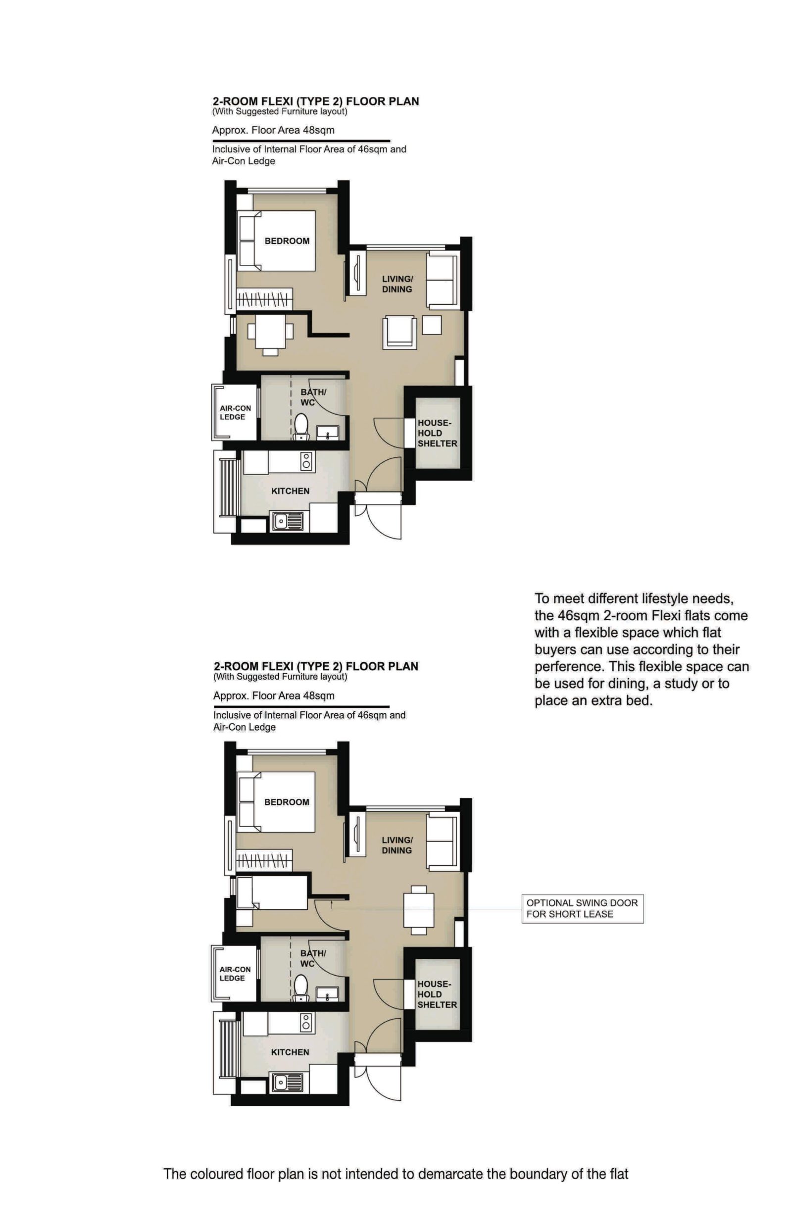 Sembawang Deck 2 Room Type 2 Floor Plan