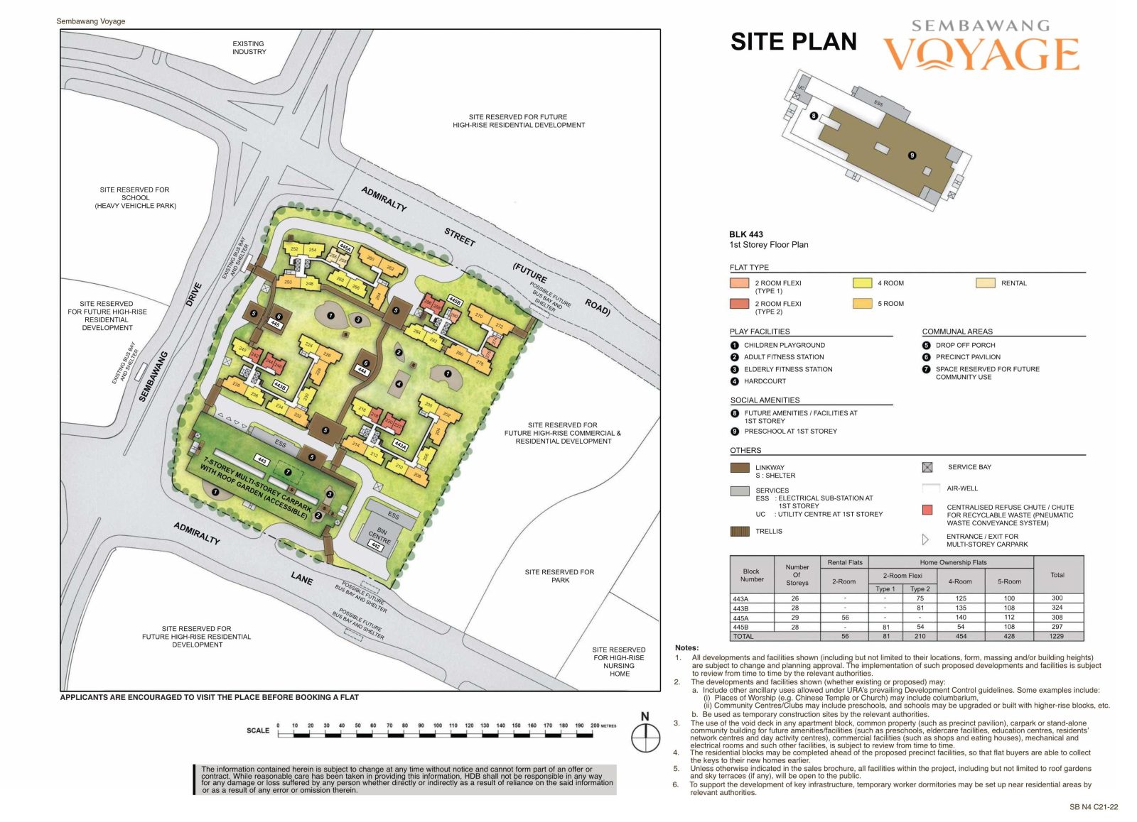 Sembawang Voyage Site Plan