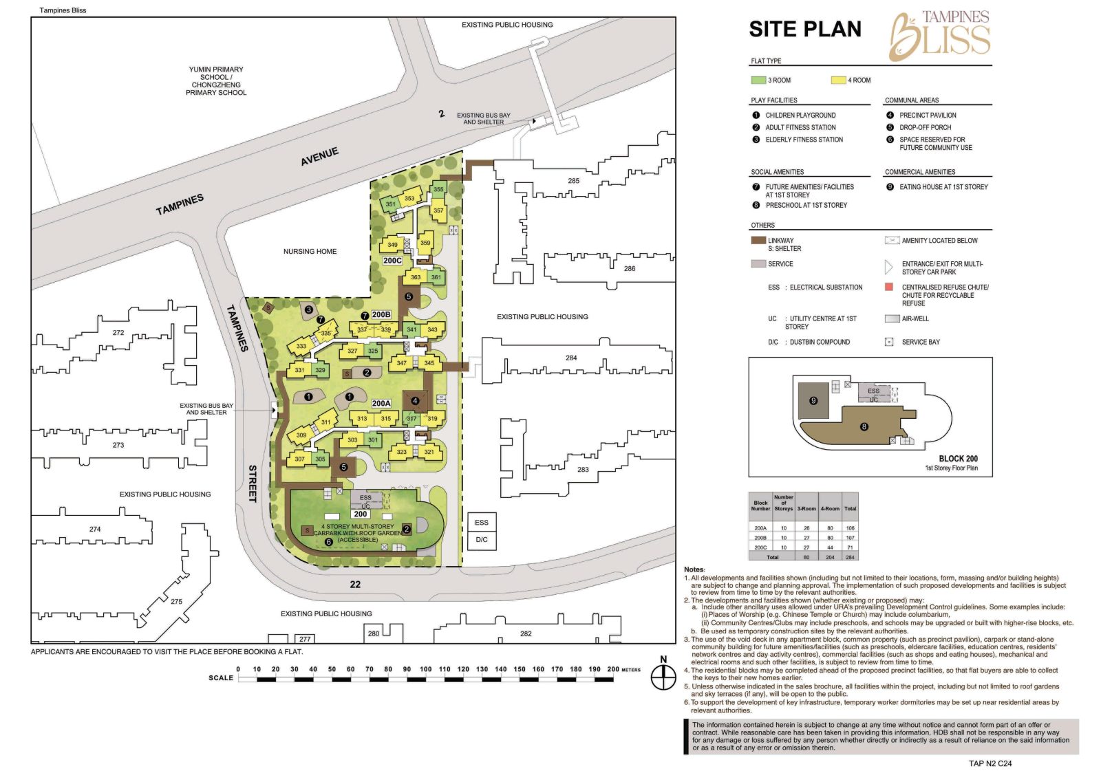 Tampines Bliss Site Plan