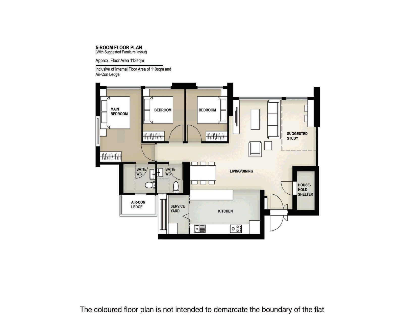 Sembawang Deck 5 Room Floor Plan