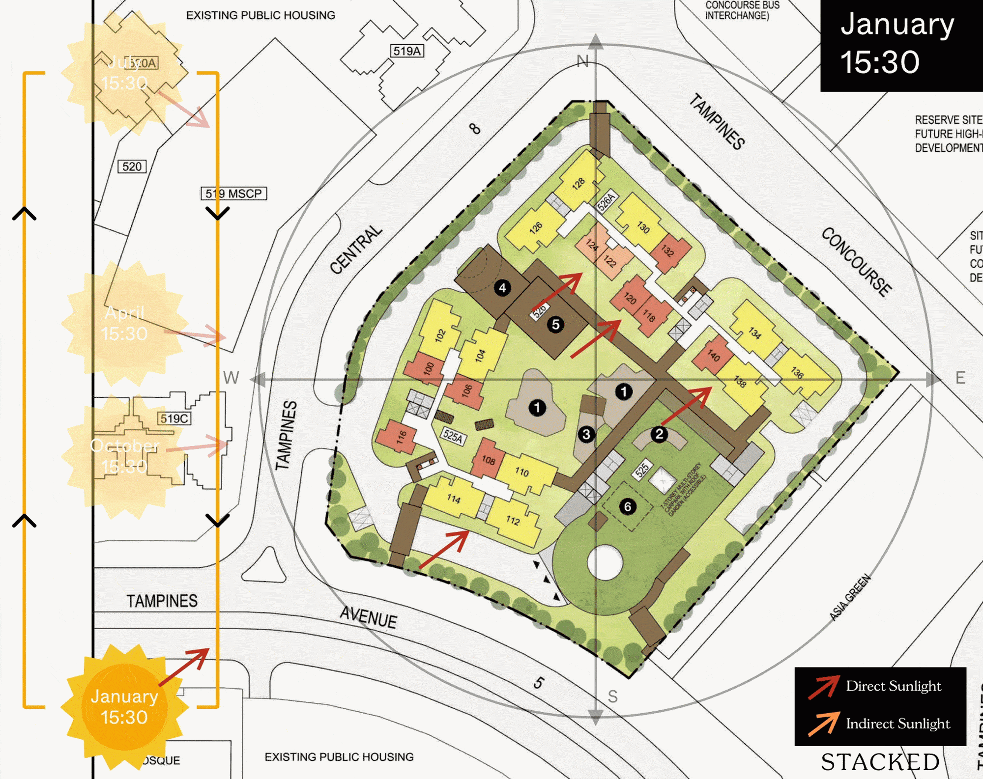 Tampines Nova Afternoon Sun