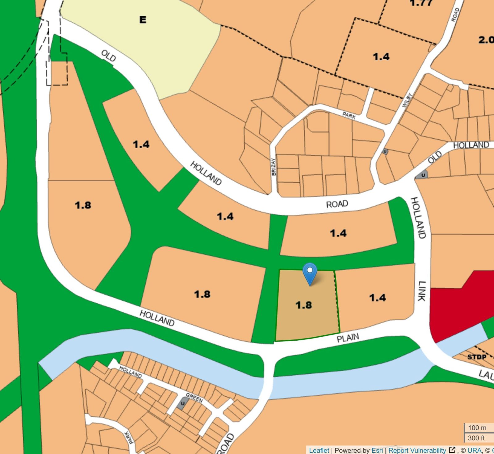 Holland Plain and Old Holland Road URA