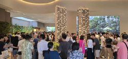 Crowd at River Modern Show Gallery during Preview