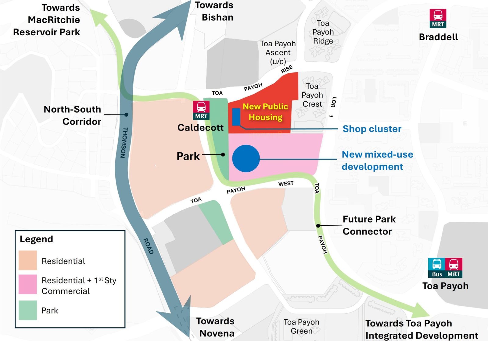 BTO next to Caldecott MRT1