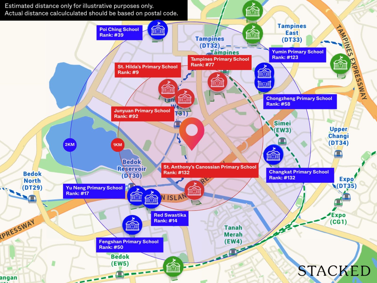 Rivelle Schools Within 1KM
