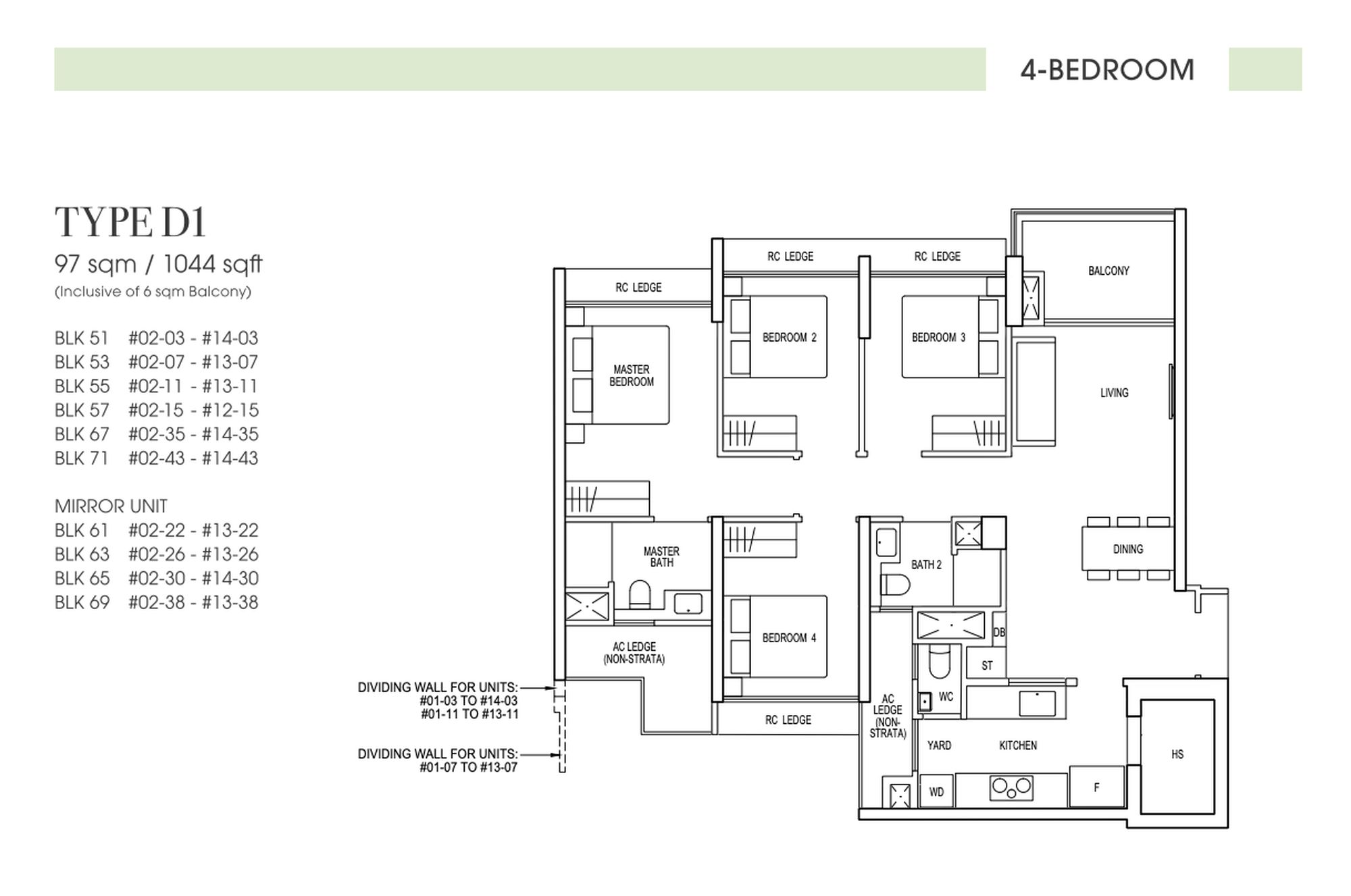 Four Bedroom
