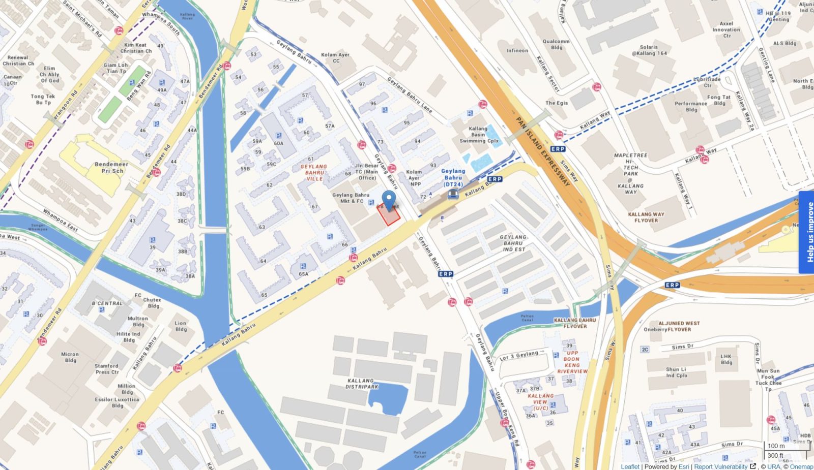 535 Kallang Bahru Map