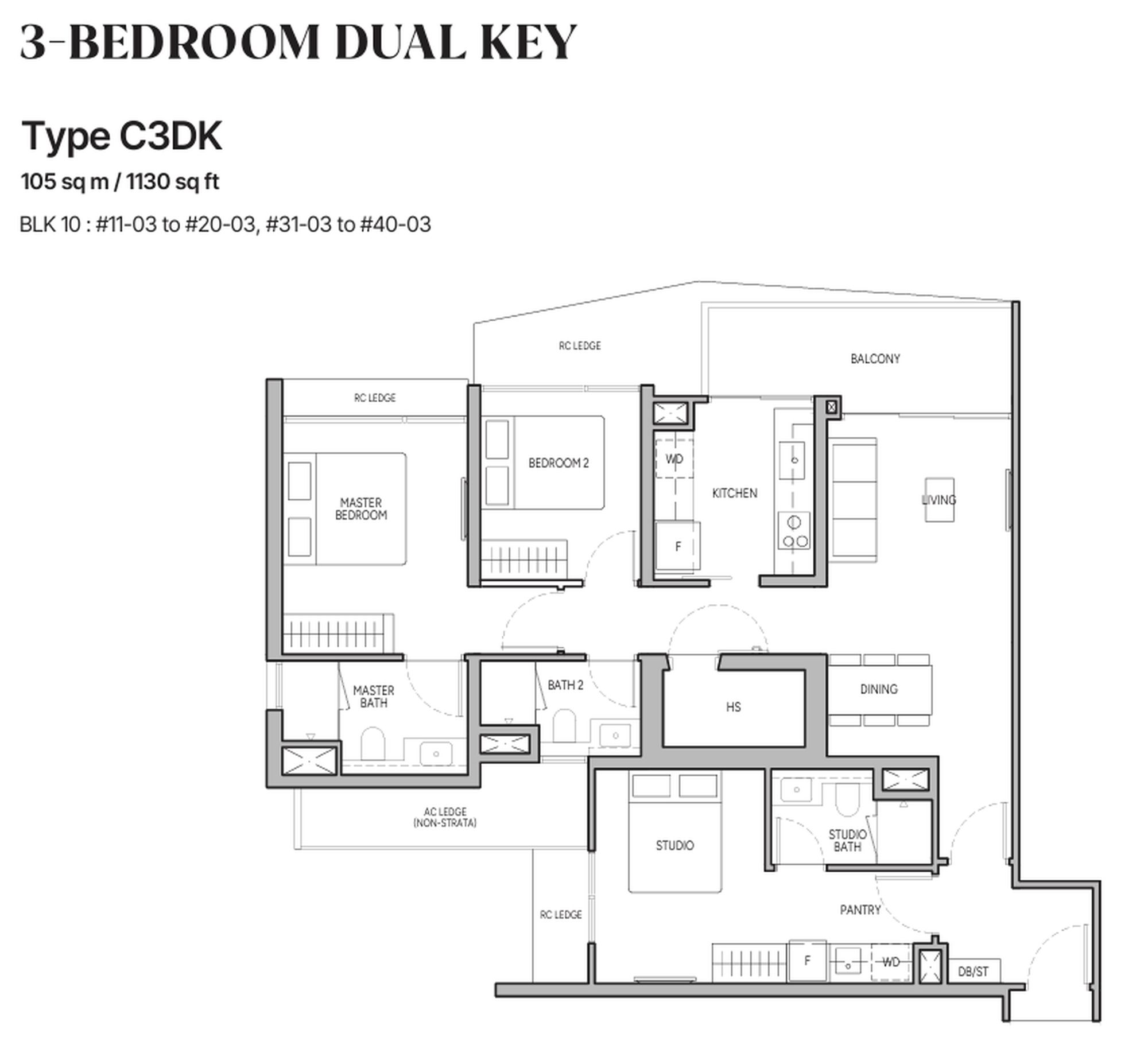 3 Bedroom The Orie
