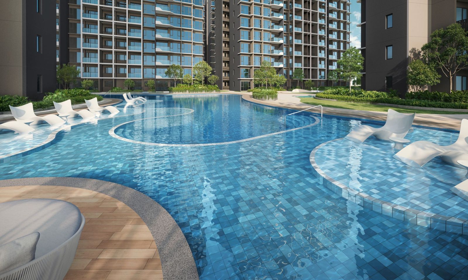 Tengah Garden Residences Swimming Pool Zone