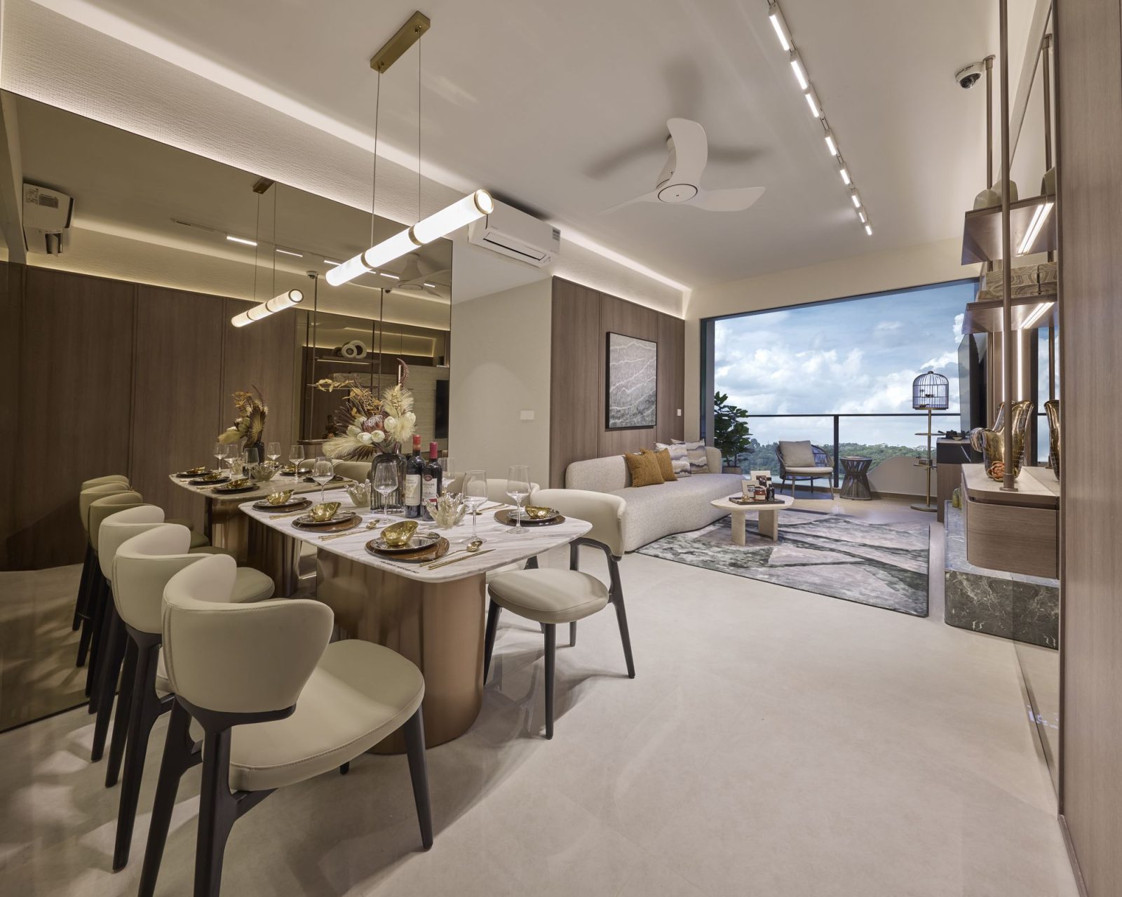 Tengah Garden Residences 3BR Living Dining