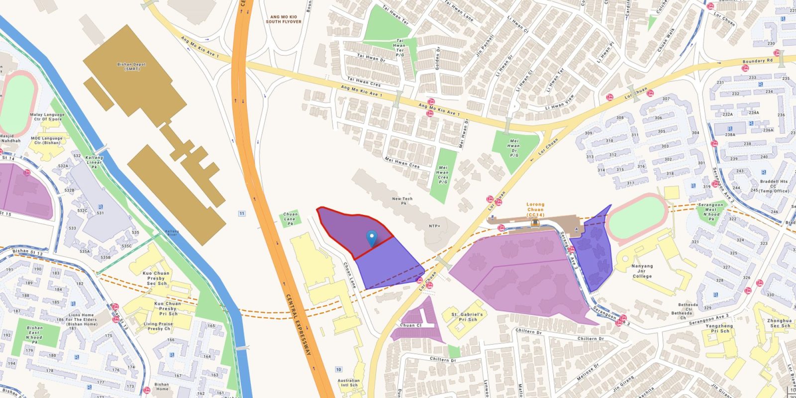 Chuan Grove map