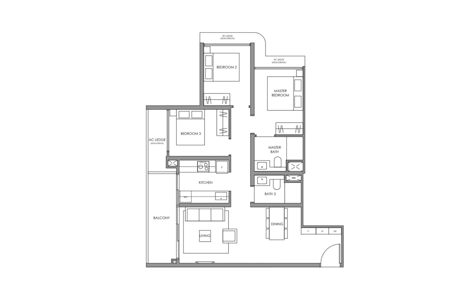 Type C4 floor plan