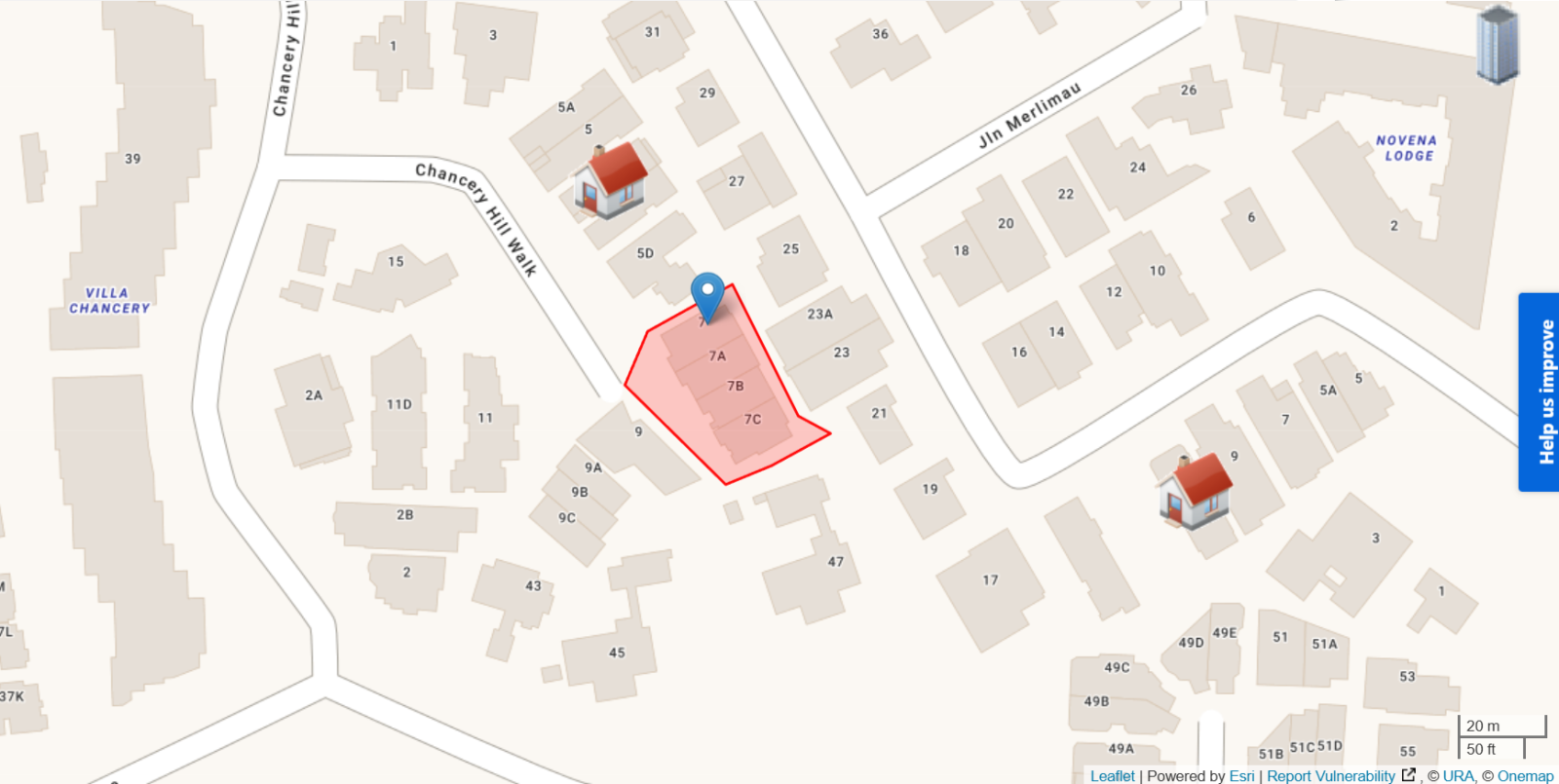 7 7A 7B 7C Chancery Hill Walk