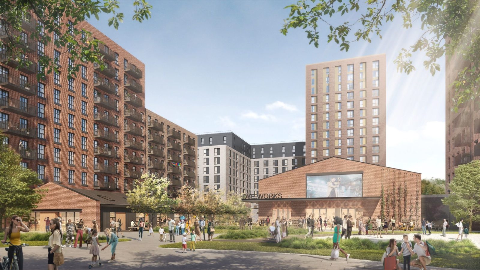 Dyecoats Food Court Park View CGI Planning P03 2