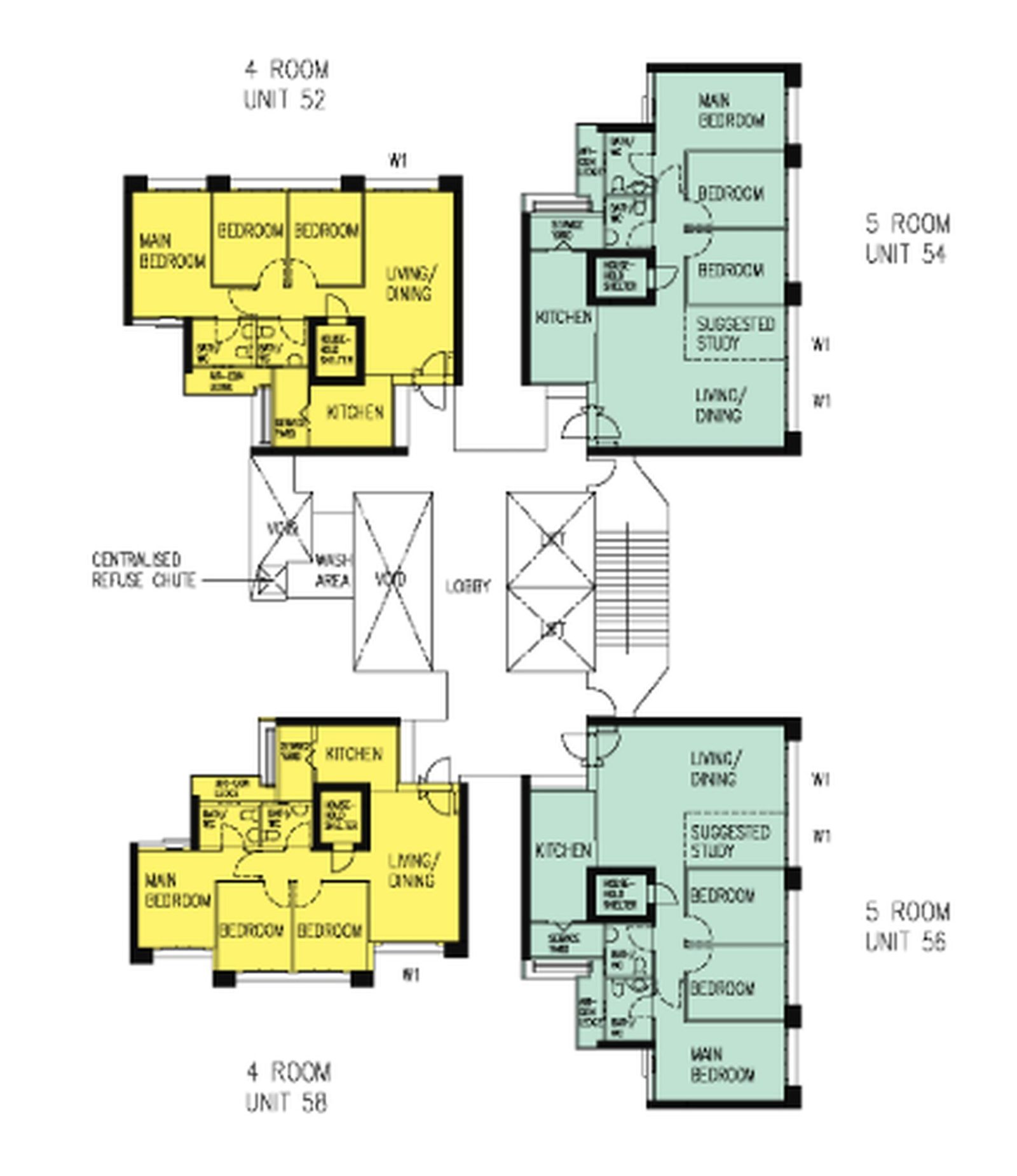 96A Henderson Road Floorplan