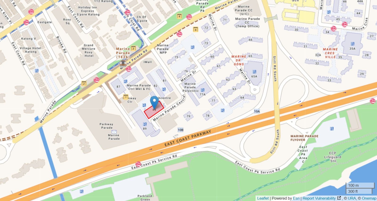Blk 86 Marine Parade Central URA Space