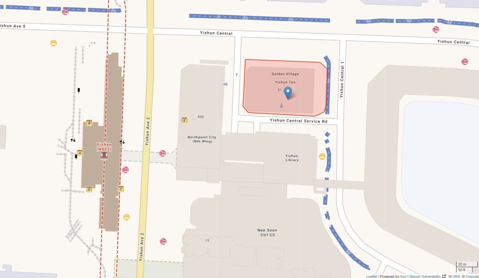 Yishun 10 Map
