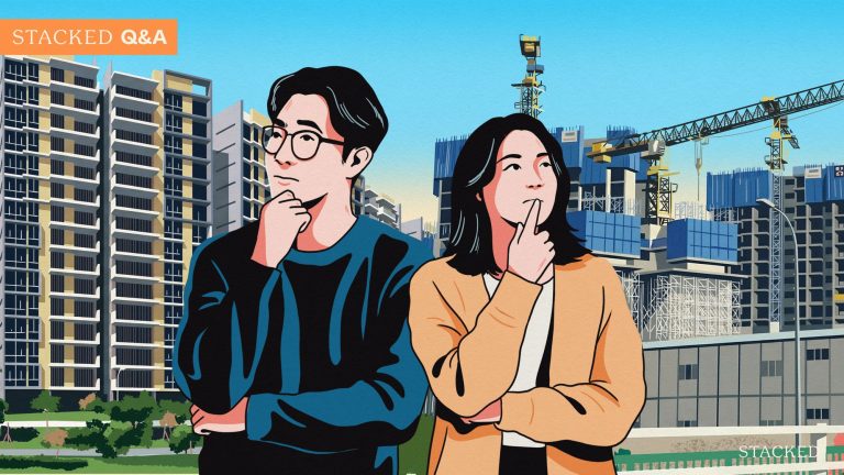 Couple contemplating on property buying