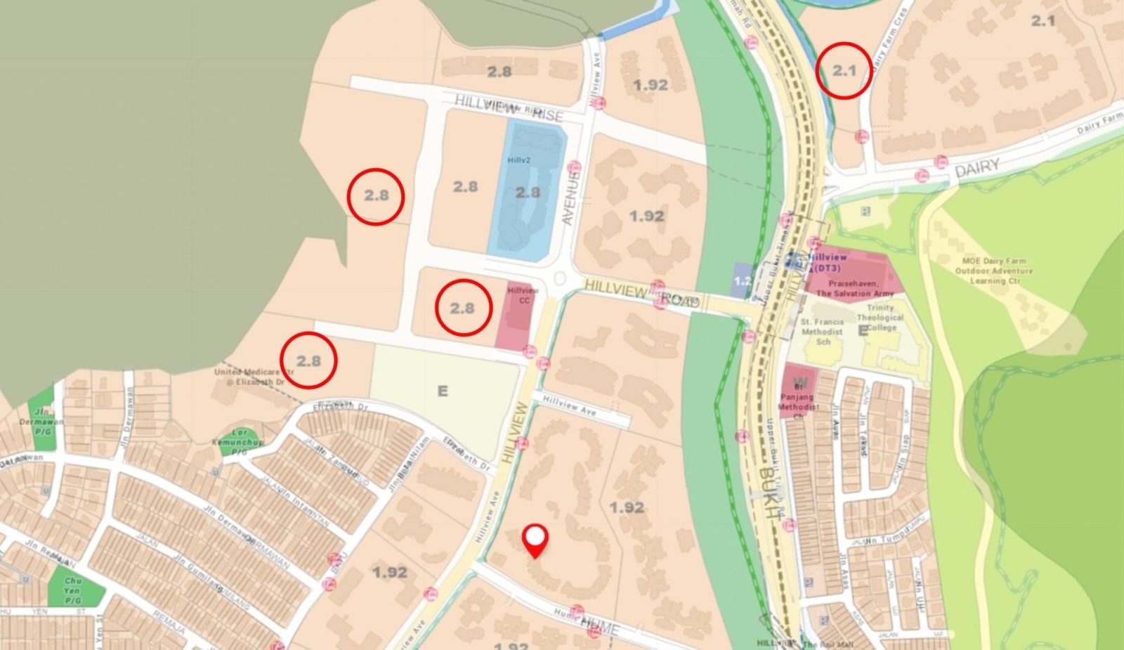 Hillington Green Hillview Plots scaled