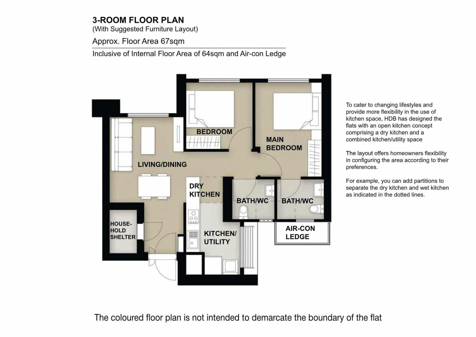 Berlayar Rise 3 Room