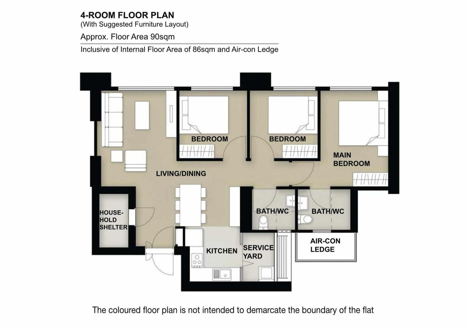 Berlayar Rise 4 Room