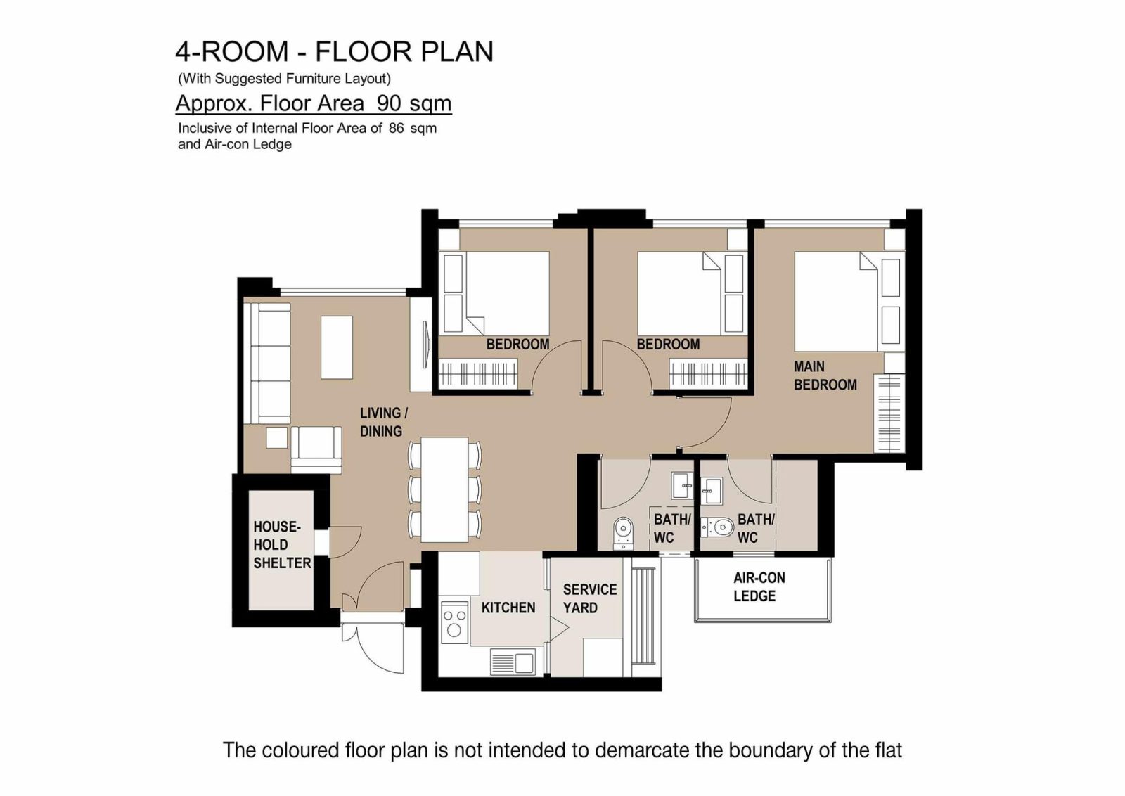 Kebun Baru Breeze 4 Room