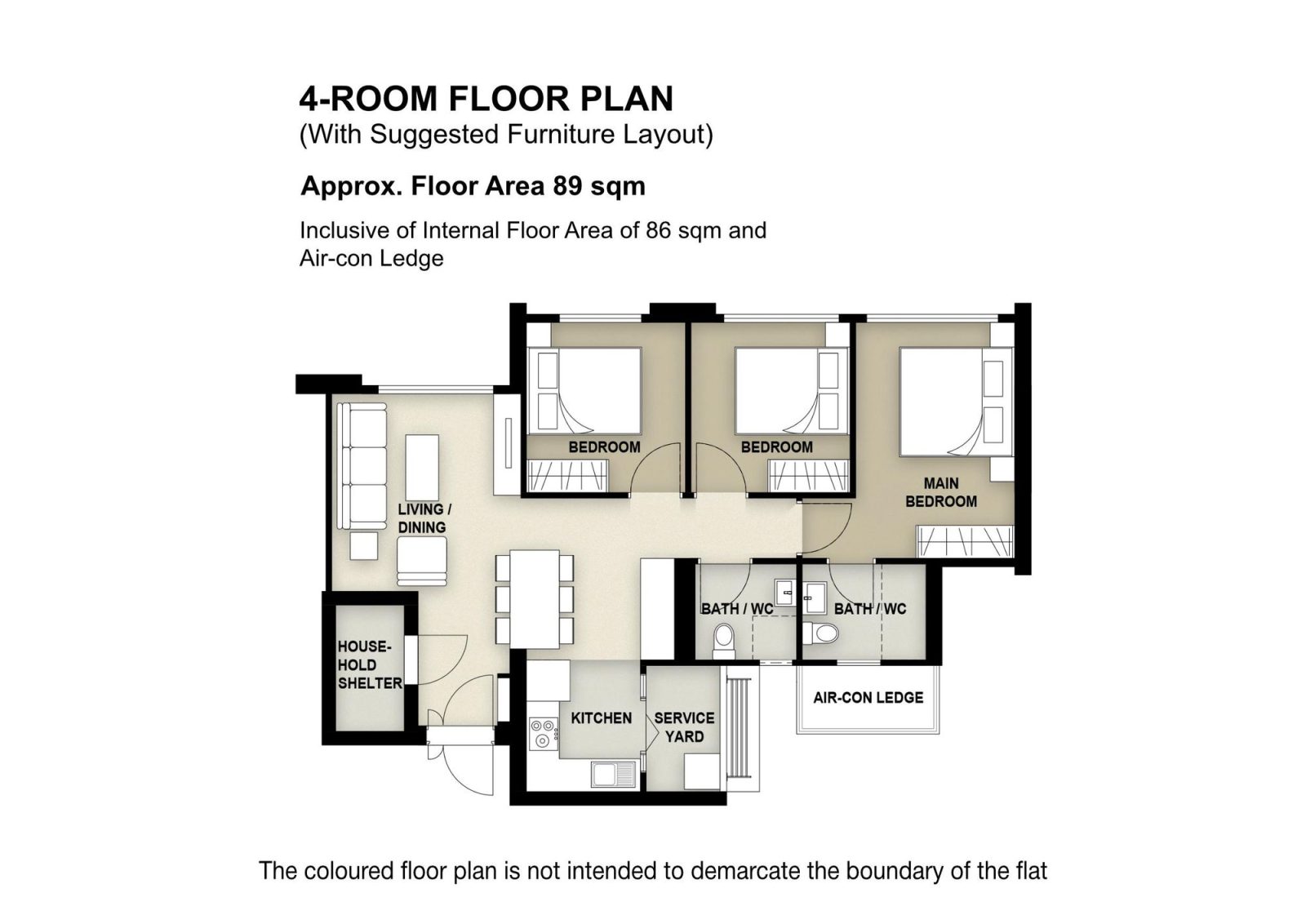 Kebun Baru Ridge 4 Room